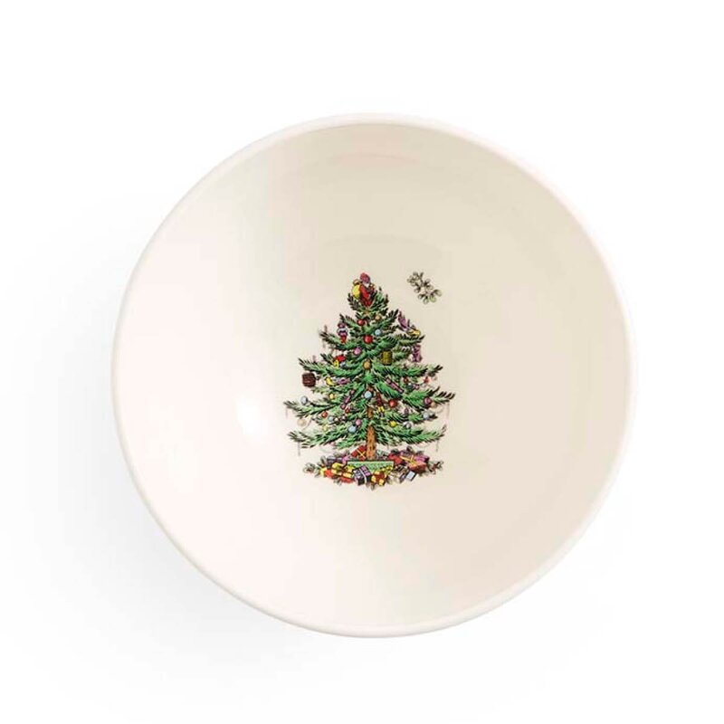 Spode Christmas Tree Yuletide kantløs skål 16,5 cm