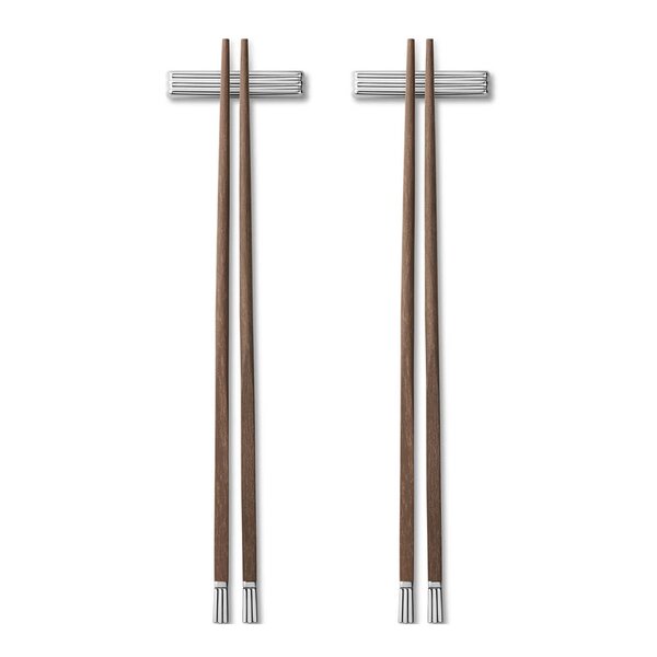 Georg Jensen Bernadotte spisepinner 2 sett blank