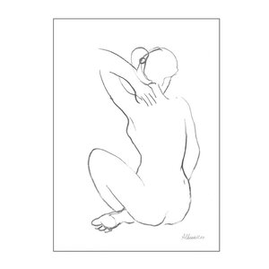 Poster & Frame Wild Apple poster 30x40 cm nude sketch i