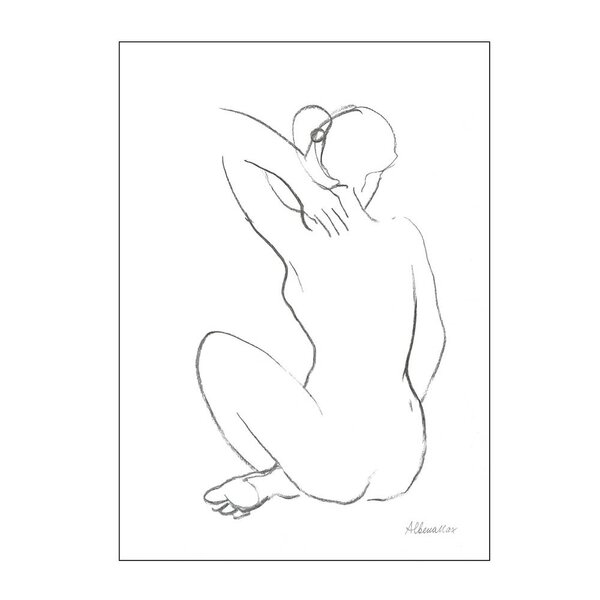 Poster & Frame Wild Apple poster 30x40 cm nude sketch i