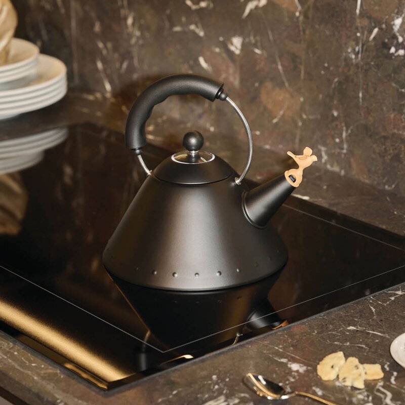 Alessi 9093 vannkjele 2L svart/oransje