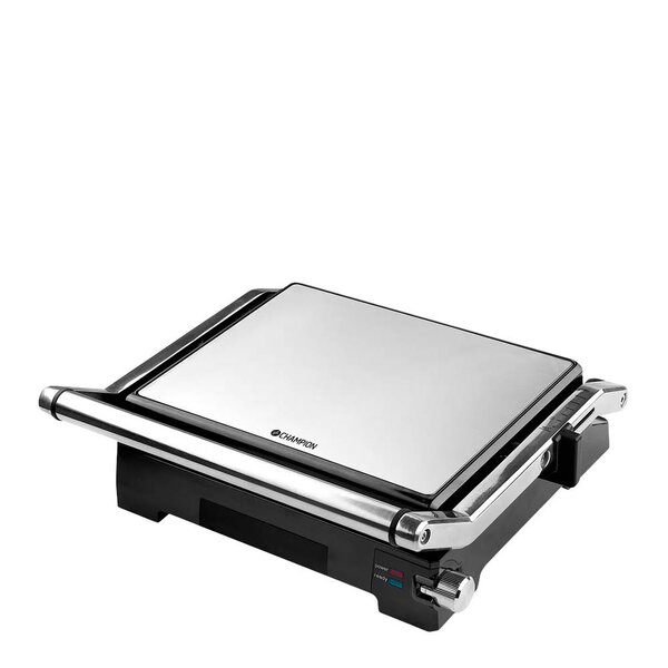 CHAMPION Bordgrill 2-i-1 PG600 2000W rustfritt stål