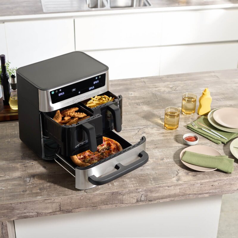 Cuisinart TriZone airfryer AFT13XSSE 13,2L 2550W rustfritt stål