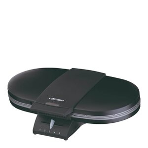 Cloer Cloer Waffle dobbelt vaffeljern CL1320 svart
