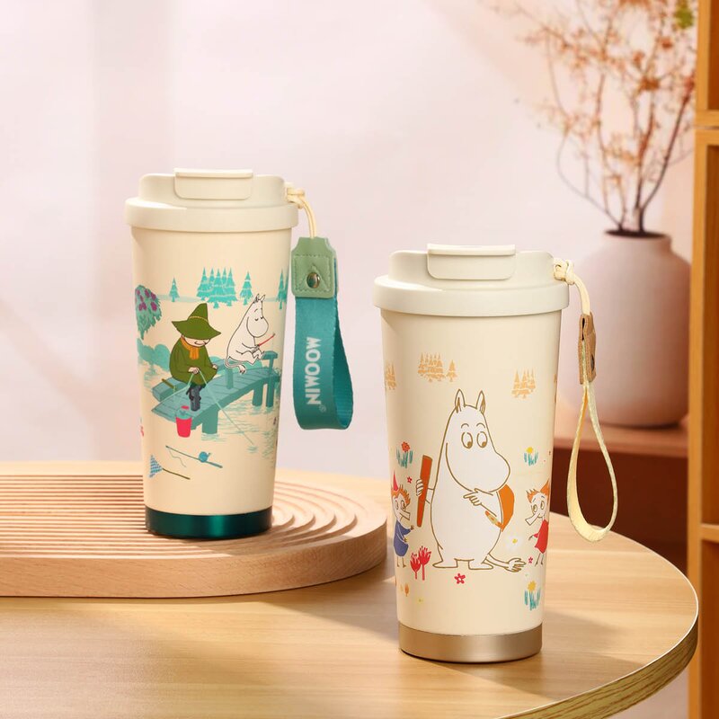 Moomin Mummi take-away termokopp 58 cl fisketur beige