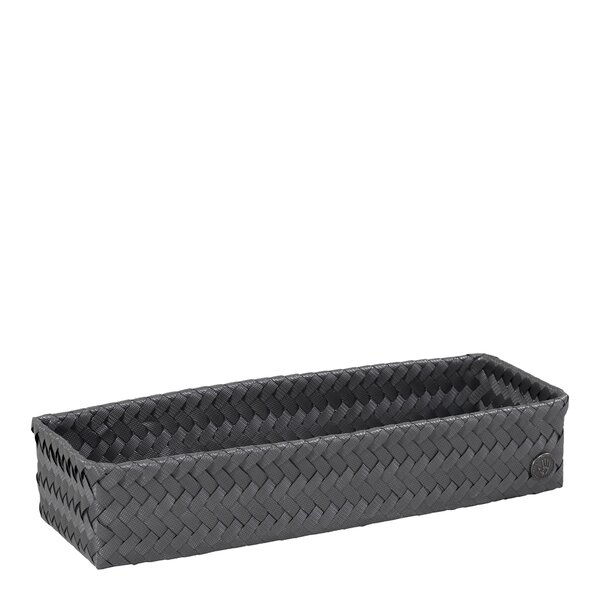 Handed By Fit lang oppbevaringskurv 39x12x7 cm dark grey
