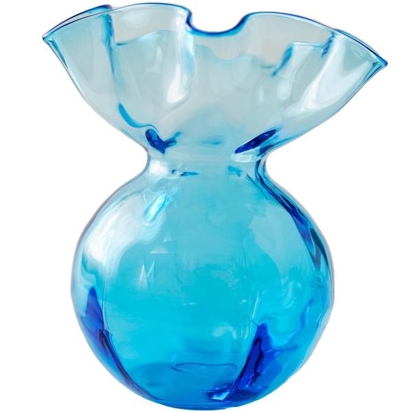 Magnor Boblen pride vase 23 cm blå