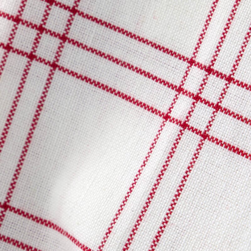 Nicolas Vahé Chef serviett 40x40 cm 4 stk rød/hvit