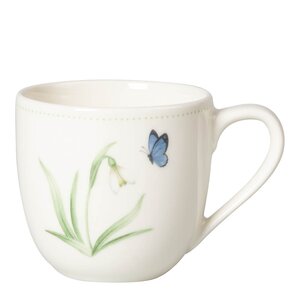 Villeroy & Boch Colourful Spring espressokopp 7 cl hvit/grønn