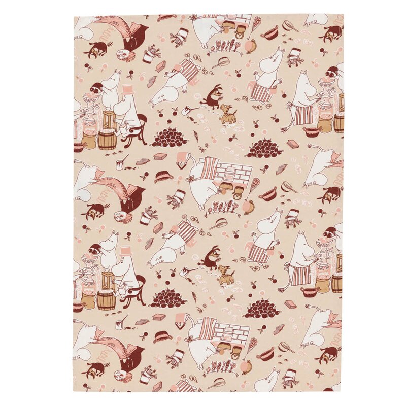 MoominArabia Mummi kjøkkenhåndkle 50x70 cm 2 stk Husarbeid