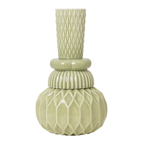 Dottir Samsurium Honkadonka vase 26,5 cm wasabi