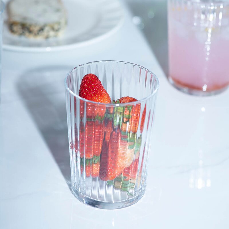 Modern House Aqua vannglass 50 cl 6 stk klar