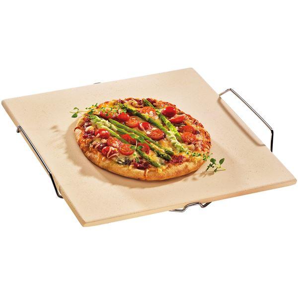 Küchenprofi Pizzastein m/stativ 35 cm