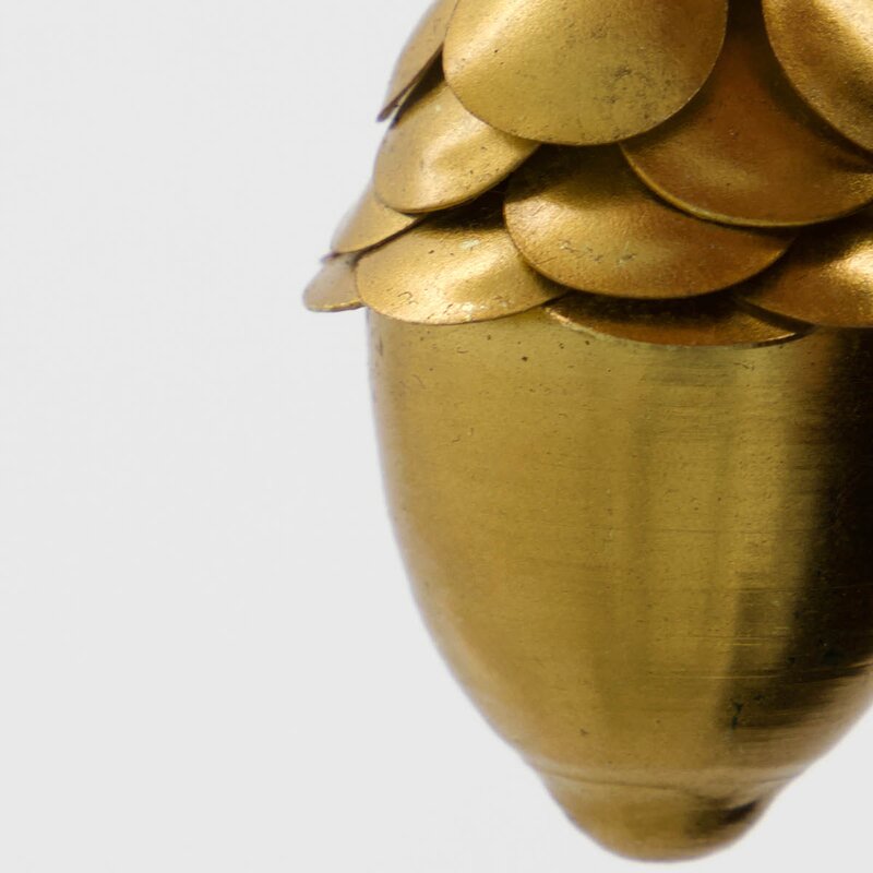 House Doctor Acorn julepynt 4 stk gull