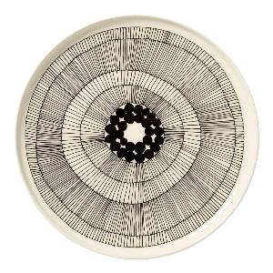 Marimekko Oiva Siirtolapuutarha tallerken 25 cm mønstret