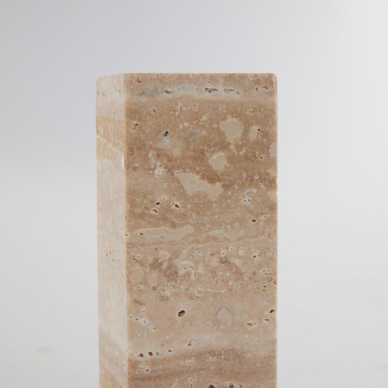 Lene Bjerre Travina lysestake 10x4 cm sand 