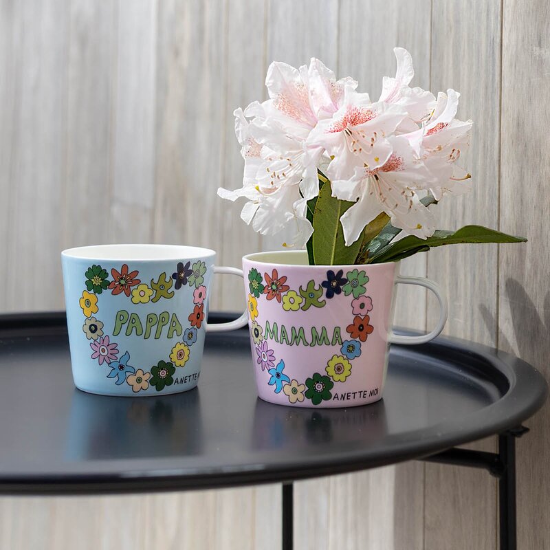 Modern House Anette Moi krus 27 cl mamma rosa/flerfarget