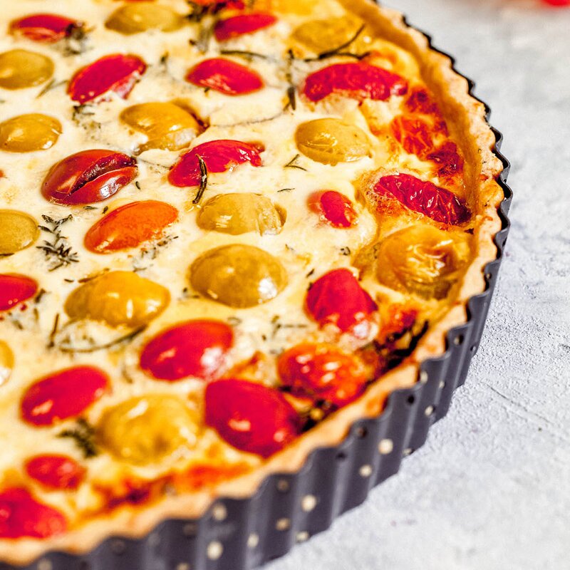 MasterClass Crusty Bake paiform 30 cm løs bunn svart