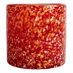 ByOn Calore lyslykt 15x15 cm rød/oransje