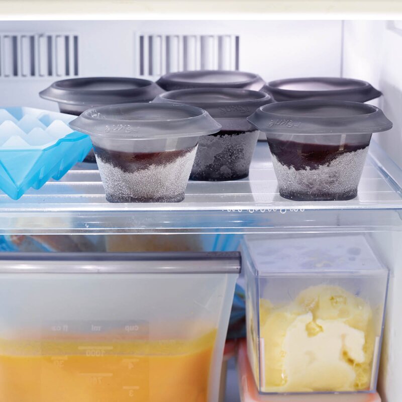 Lékué Silikonformer for Lava Cake 6 stk svart