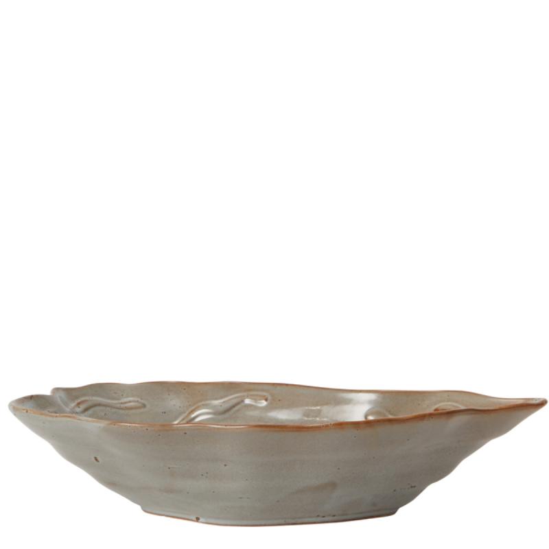 Stiernholm Oyster skål 30x17x6,2 cm grå