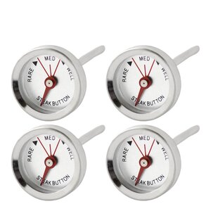 Bengt Ek Mekanisk porsjonstermometer med graderingsskala 4 stk rustfritt stål