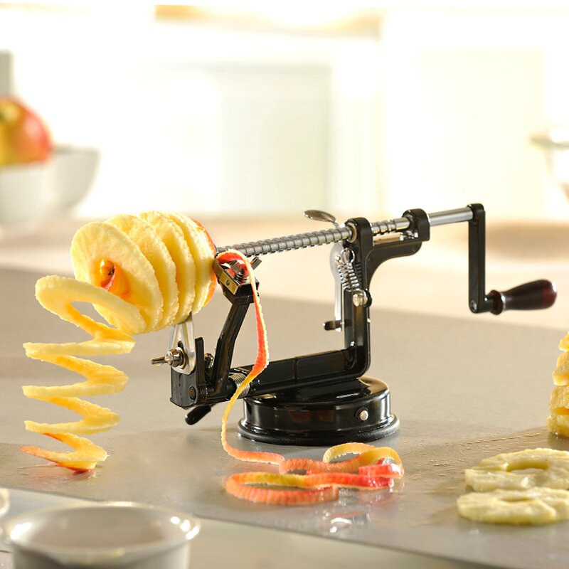 Gefu Delicio epleskreller 3-i-1 25 cm svart