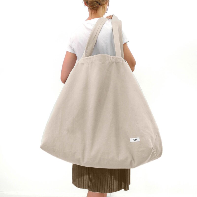 The Organic Company Big Long Bag veske 35x45x90 cm stone