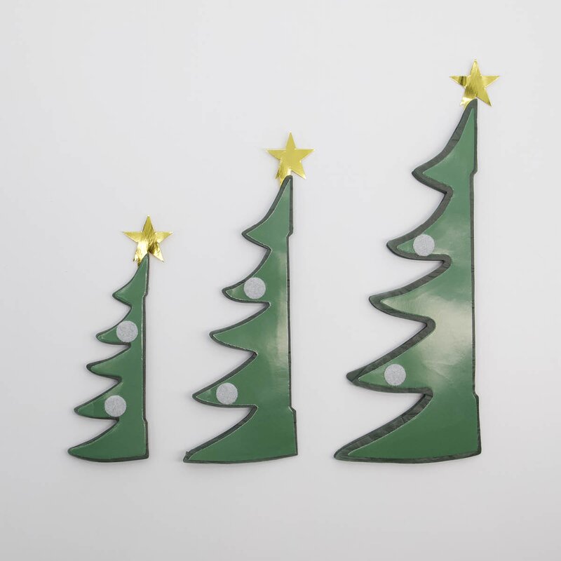 House Doctor Tree julepynt 3 stk grønn