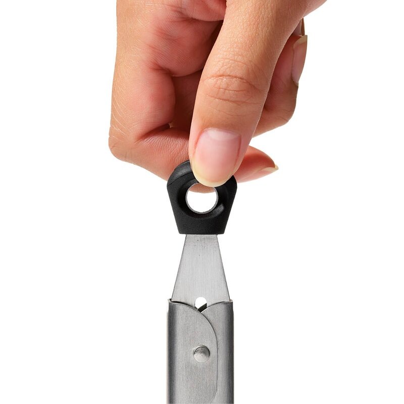Oxo Tangsett 2 stk stål/svart