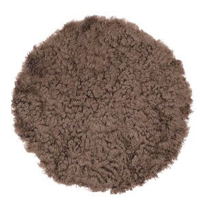 Natures collection A/S Sitteunderlag new zealand saueskinn kort ull 34 cm chocolate