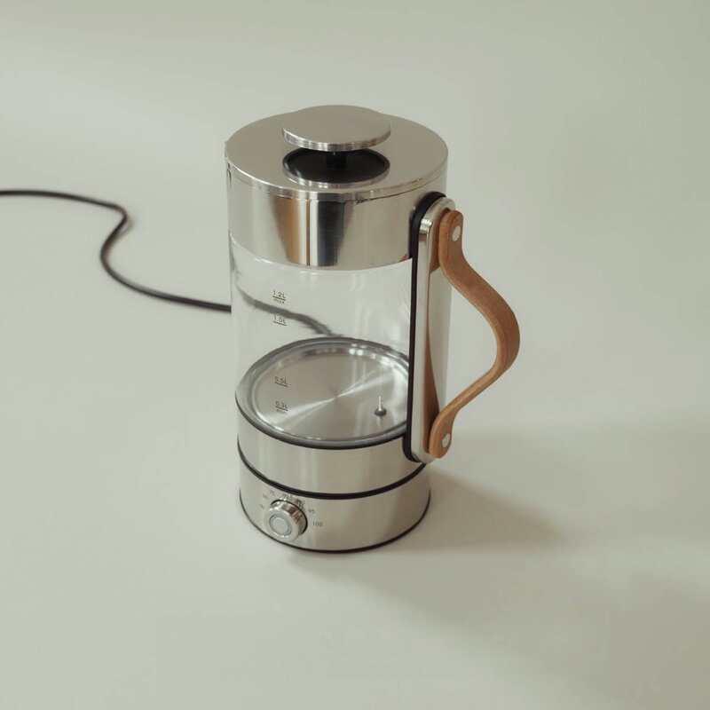 Stelton Emma vannkoker 1,2L clear/steel