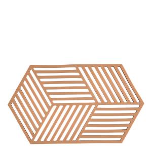 Zone Hexagon bordskåner 24 cm light terracotta