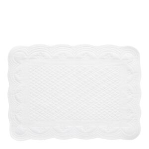 Lene Bjerre Estrid dekkebrikke 50x35 cm hvit