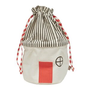 OYOY Koya oppbevaringskurv 26x26x40 cm Cherry red