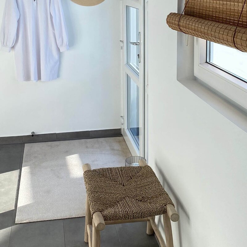 Tica Copenhagen Unicolor gulvmatte 130x90 cm ivory