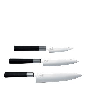 KAI Wasabi black knivsett 3 deler