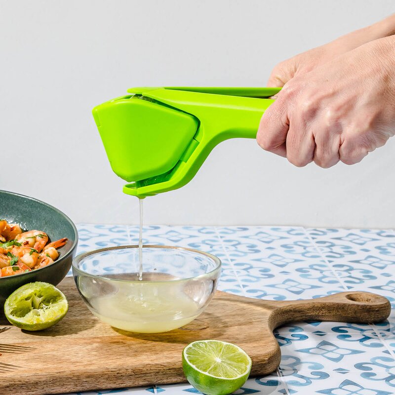 Dreamfarm Sitruspresse lime sammenleggbar 23 cm grønn