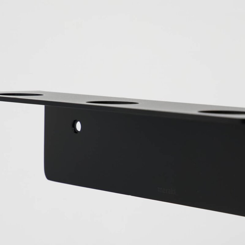 Meraki Såpepumpeholder 3 hull svart