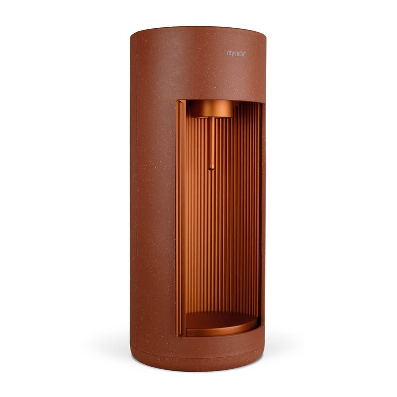 Mysoda Glassy kullsyremaskin uten sylinder terracotta