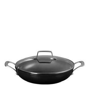 Le Creuset ENSC traktørpanne med glasslokk 3,2L 28 cm black