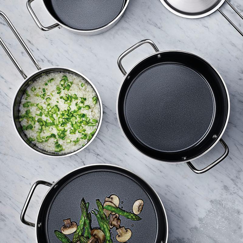 Eva Trio Sautégryte 4L rustfritt stål keramisk