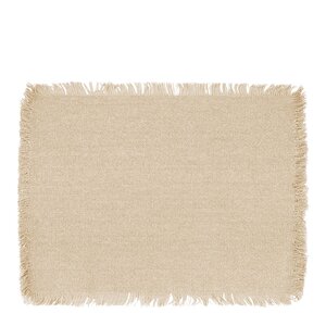 Ziczac Mayaha dekkebrikke  30x40 cm beige