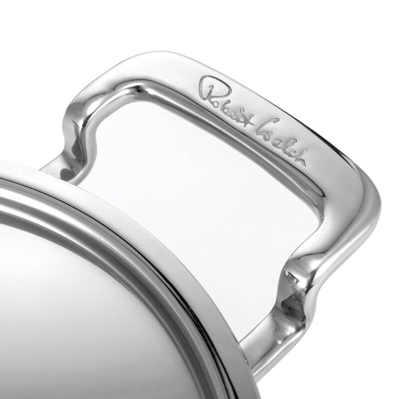Robert Welch 316 wokpanne med lokk 28 cm rustfritt stål