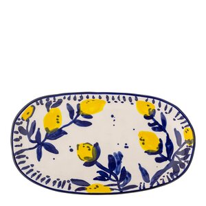 Creative Collection Maxima serveringsfat 29x16,5x4 cm blå