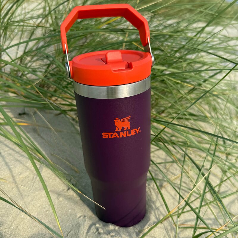 Stanley Iceflow flip straw tumbler termoflaske 0,89L plum