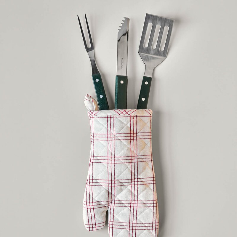 Nicolas Vahé BBQ grillsett 3 deler akasie grønn