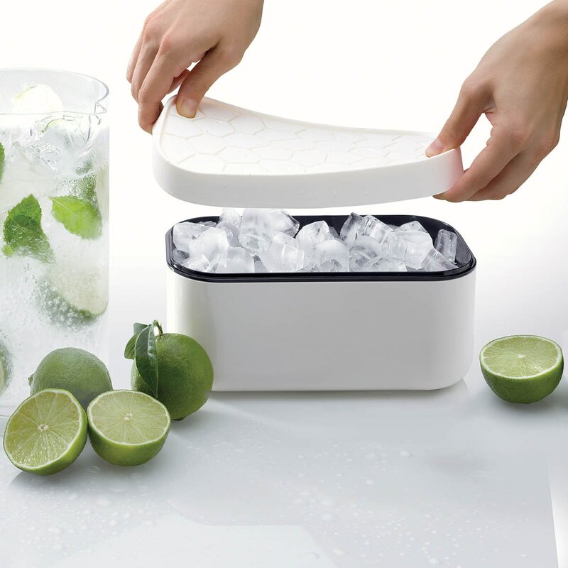 Lékué Ice Box isform og isboks for isbiter hvit