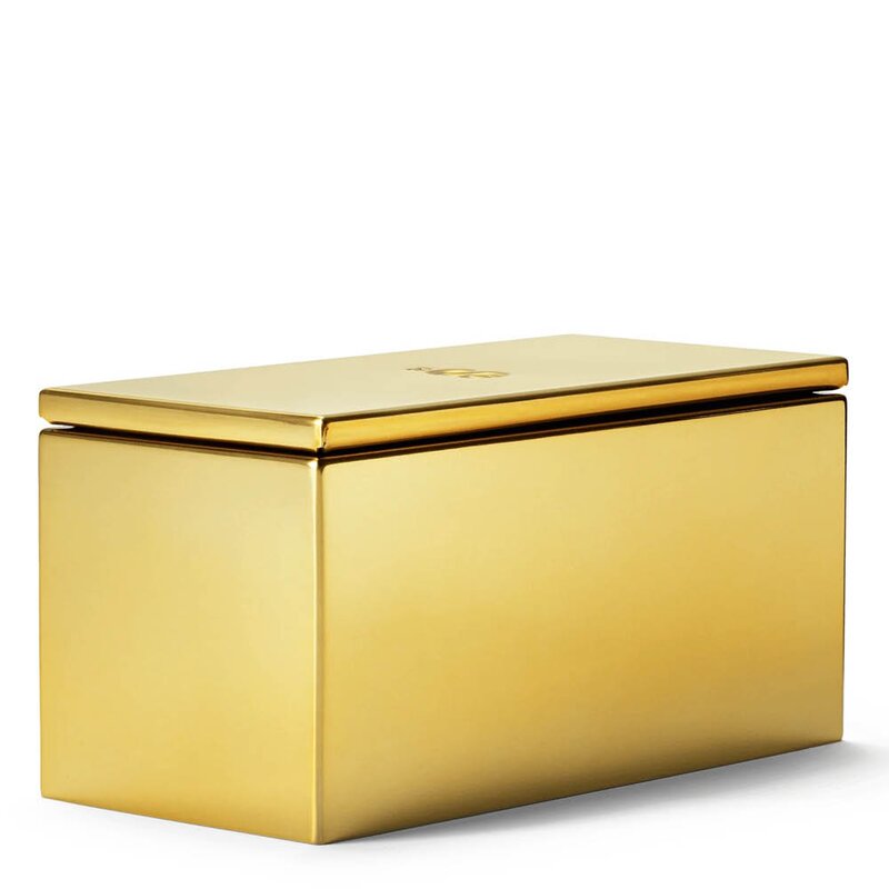 Sjöstrand Kapselholder etui til 20 kaffekapsler messing