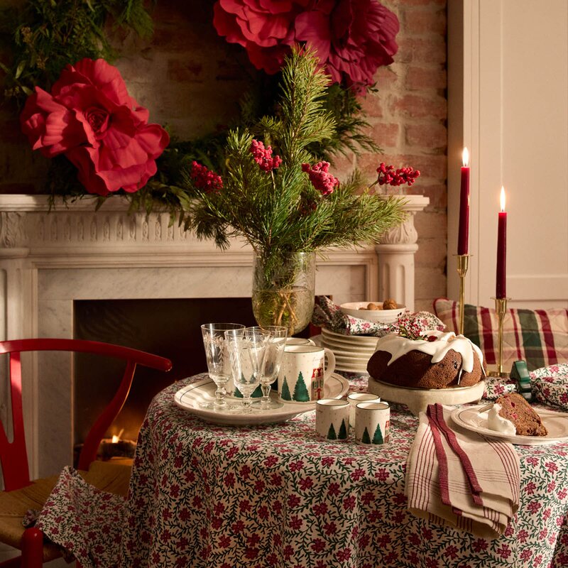 Lexington Original bomullsserviett 50x50 cm blomstertrykk